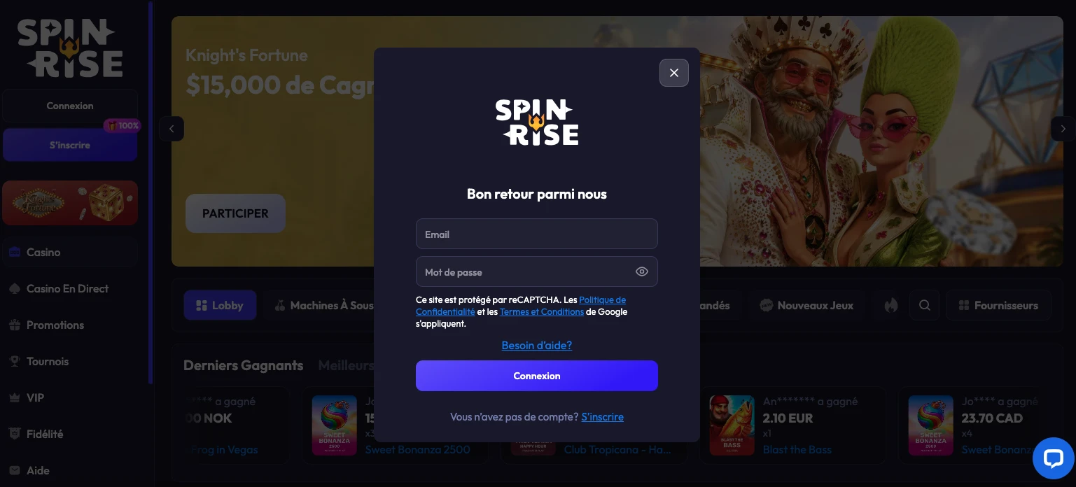 spinrise-login-fr